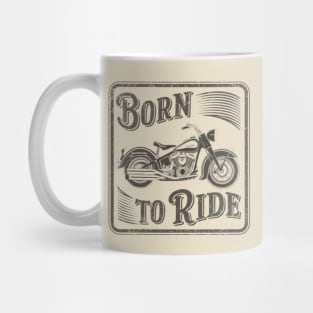 Vintage ride classic motorcycle retro Mug